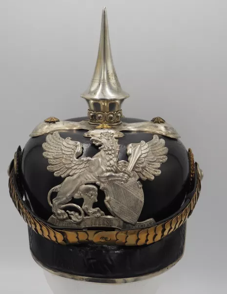 Baden Dragoon Officer Pickelhaube Visuel 1 principal